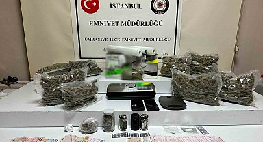 Ümraniye'de "zula evi" operasyonu: 4 kilo uyuşturucu madde ele geçirildi