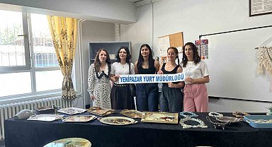Üniversite öğrencilerinin el emekleri görücüye çıktı