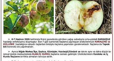 Üreticilere karaleke ve iç kurdu uyarısı