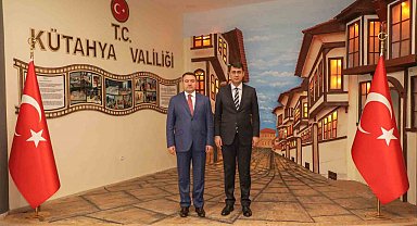 Uşak Valisi Kartal'dan Kütahya Valisi Işın'a iade-i ziyaret
