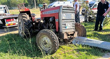 Uşak'ta meydana gelen trafik kazasında 4 kişi yaralandı