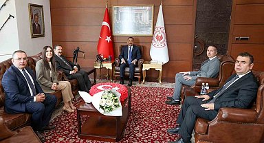 Vali Hacıbektaşoğlu Çevre Haftası heyetini ağırladı