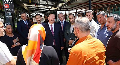 Vali Küçük, Balıkesir Çarşısı'nda esnaf ve vatandaşlarla buluştu