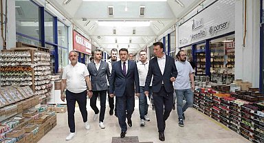 Vali Musa Işın'dan Kervansaray Çiniciler Çarşısı'na ziyaret