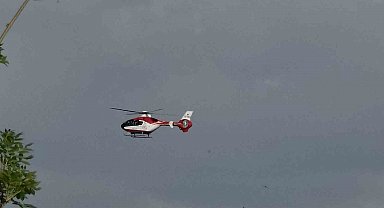Van'da 57 yaşındaki hasta için helikopter ambulans havalandı