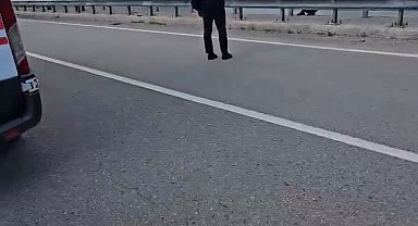 Viyadükten atlamak isteyen şahsı kaymakam ikna etti