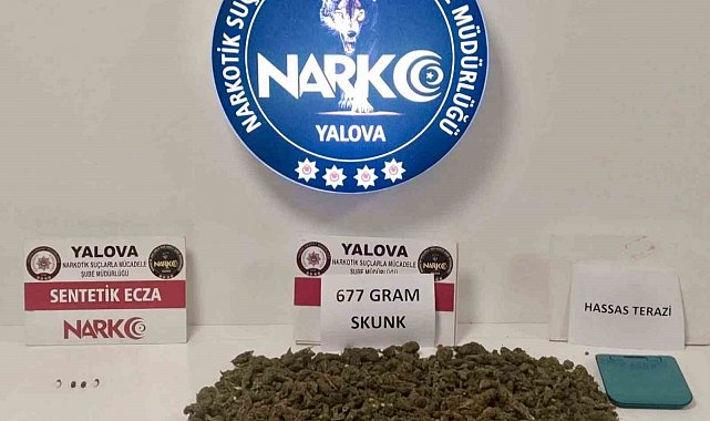 Yalova'da uyuşturucu operasyonunda 2 tutuklama