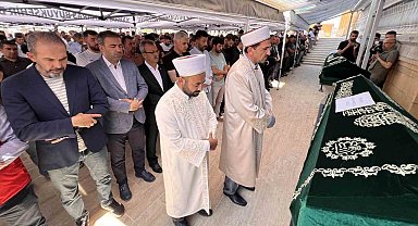 Yangında hayatını kaybeden engelli 3 kardeş toprağa verildi