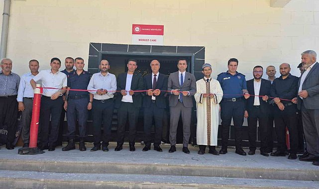 Yavuzeli Merkez Camii Cuma namazıyla ibadete açıldı