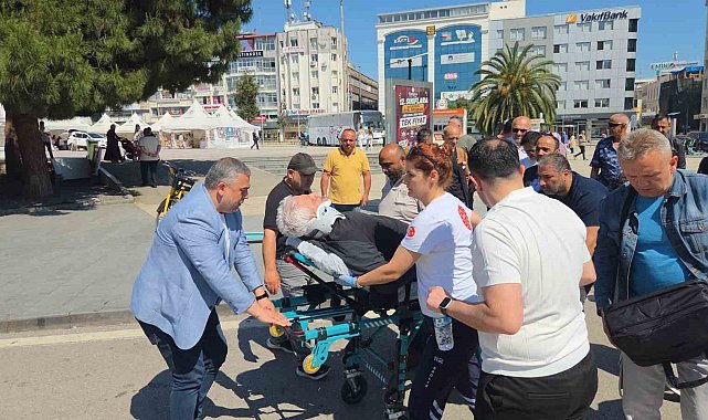 Yaya geçidinden geçen vatandaşa otomobil çarptı: 1 yaralı