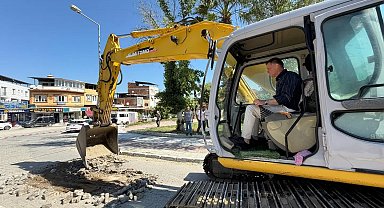 Yenipazar yollarında sıcak asfalt çalışması başladı
