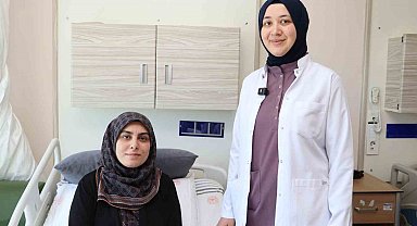 Yıllarca ağrı çekti, Sivas'ta başarılı operasyonla yüzü yeniden güldü