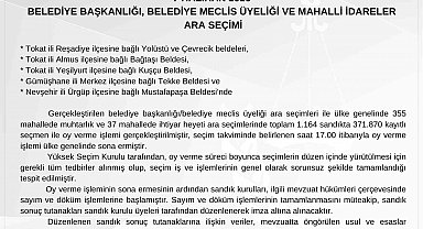 YSK Başkanı Mutta: "Yüksek Seçim Kurulu adına sonuçların milletimize hayırlı olmasını diliyorum"