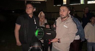 Yüksekovalılardan gökyüzü gözlem etkinliğine yoğun ilgi