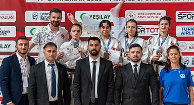 Yunusemreli judoculardan Hatay'da büyük başarı