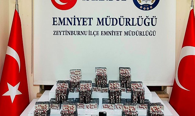 Zeytinburnu'nda 11 bin 60 sentetik ecza ele geçirildi