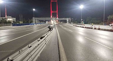 15 Temmuz Şehitler Köprüsü "Milli Birlik Etkinlikleri" kapsamında trafiğe kapatıldı