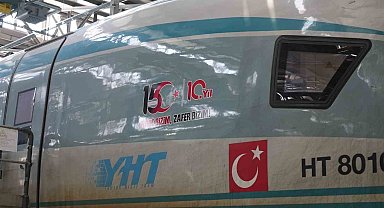 15 Temmuz'un 10'uncu yılında 10 YHT seti özel logoyla sefer yapacak