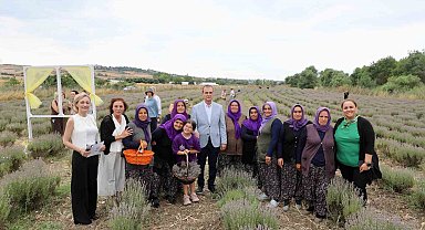 8'inci Lavanta Hasat Şenliği renkli görüntülere sahne oldu