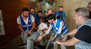 AASSM'de gerçeğini aratmayan tatbikat