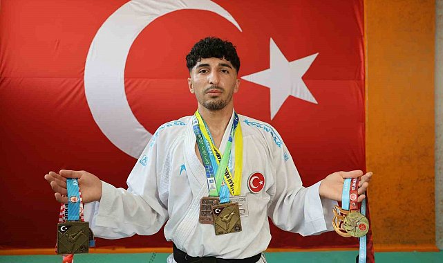 Adanalı milli karateci gözünü olimpiyatlara dikti
