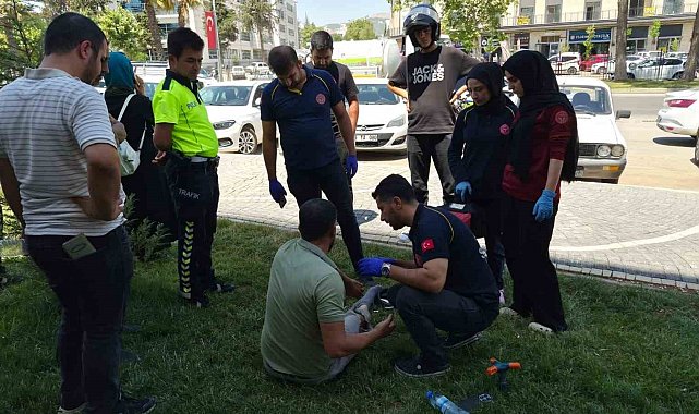 Adıyaman'da motosiklet devrildi: 1 yaralı