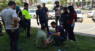 Adıyaman'da motosiklet devrildi: 1 yaralı