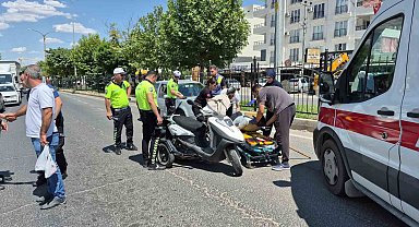 Adıyaman'da otomobille motosiklet çarpıştı: 1 yaralı