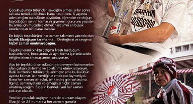 Ahmet Ertuğrul'dan Elazığspor'a veda