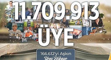 AK Parti 11 milyon 709 bin 913 üyeye ulaştı