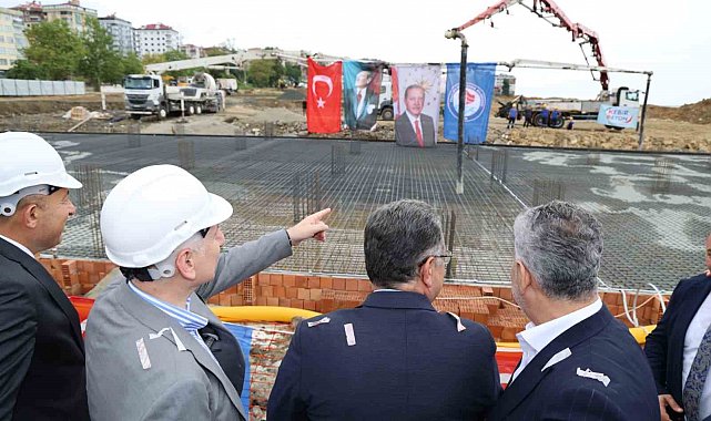 Akçaabat otogarının temeli atıldı