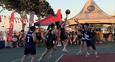 Akçakoca'da 3x3 sokak basketbolu şampiyonları Bolu ve Muğla oldu