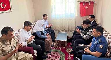 Akyaka'da 15 Temmuz'da şehit aileleri ve gazilere vefa ziyareti