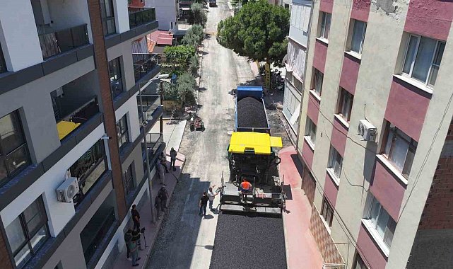 Alaşehir'de 3 bin tonluk asfalt hamlesi