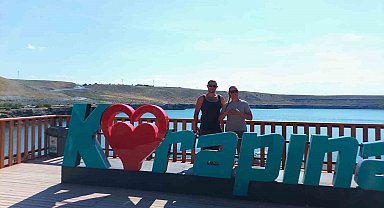 Alman turistler Karapınar'a hayran kaldı