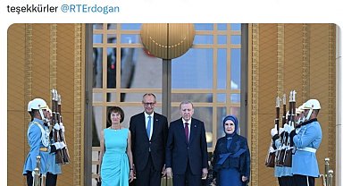 Almanya Şansölyesi Friedrich Merz'den Türkçe teşekkür paylaşımı