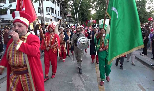 Amasya'da mehterli milli irade yürüyüşü yapıldı