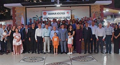Anamur Adliyesinde görev yeri değişen yargı mensuplarına veda programı