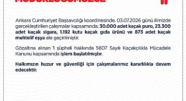 Ankara'da kaçakçılık operasyonu: 30 bin adet kaçak puro ele geçirildi