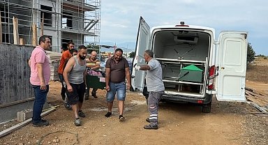 Antalya'da inşaatta üzerine beton blok düşen işçi hayatını kaybetti
