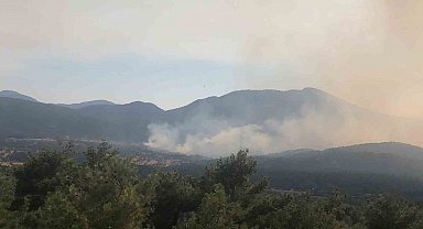 Antalya'daki orman yangınına müdahale sürüyor