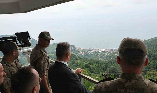 Artvin Valisi Ergün'den Gürcistan sınır karakollarında denetim