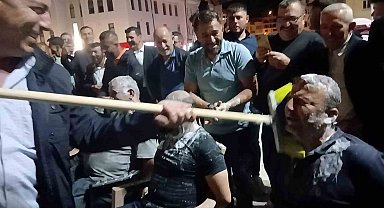 Asırlık gelenek damadın yakınlarına zor anlar yaşattı