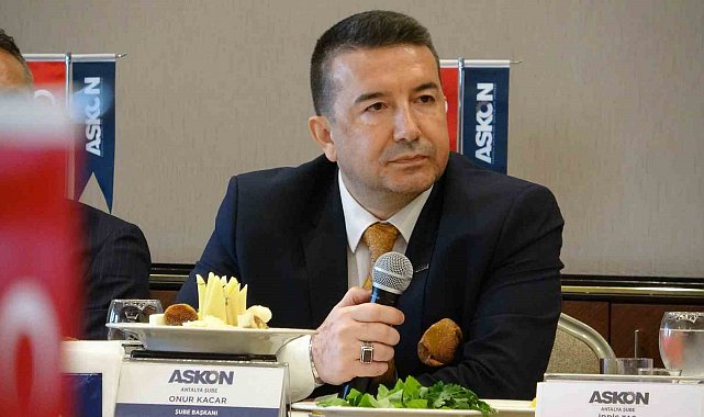 ASKON Antalya Şube Başkanı Kacar: ''Göreve geldiğimiz günden bugünlere kadar üyelerimiz arasında 650 milyon TL'nin üzerinde ticaret hacmi oluşmuştur"