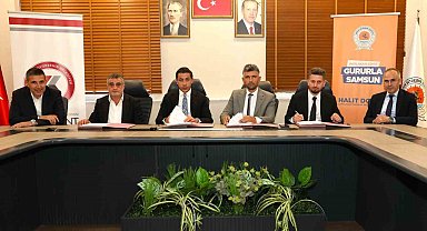 Atakum'daki gelir paylaşımı ihalesinde sözleşme imzalandı