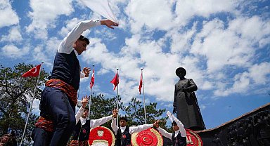 Atatürk'ün Erzurum'a gelişinin 107'nci yıl dönümü törenle kutlandı