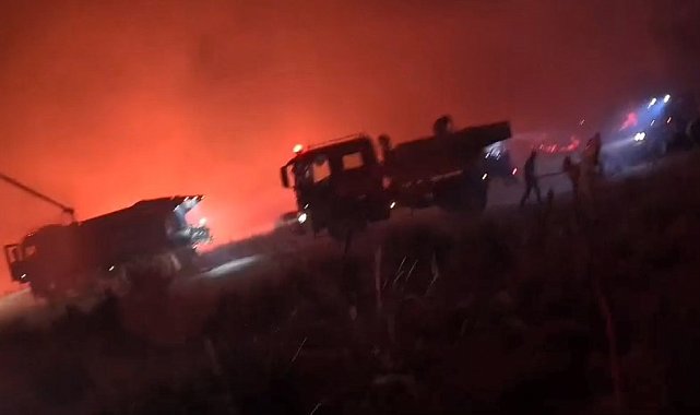 Ateş savaşçılarının mücadelesi aksiyon kamerasına yansıdı