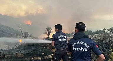 Aydın Büyükşehir itfaiyesi 1 haftada 446 yangına müdahale etti