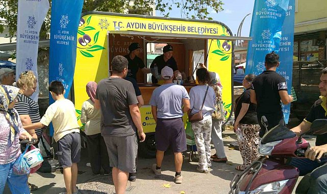 Aydın Büyükşehir'den limonata ikramı