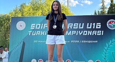 Aydınlı atlet Türkiye ikincisi oldu